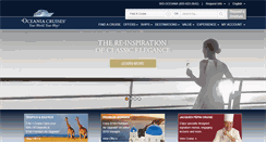 Desktop Screenshot of oceaniacruises.com
